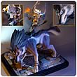 Legend of Zelda Twilight Princess Wolf Link Midna Statue